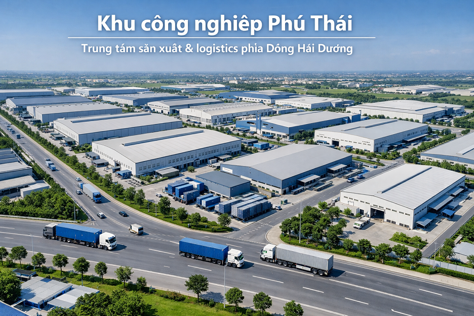 Khu công nghiệp Phú Thái - Chiến Lược đầu tư mới tại Hải Dương